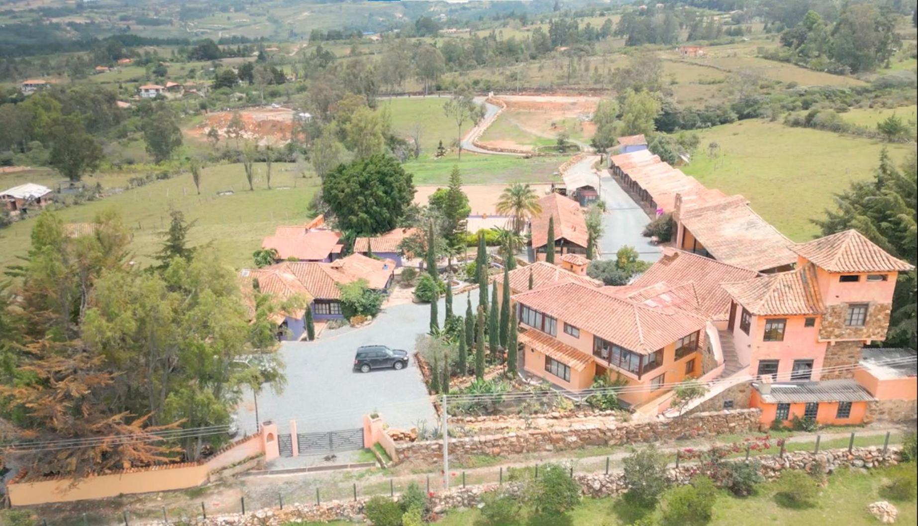 Affittacamere Hacienda Flamingo Villa de Leyva Esterno foto