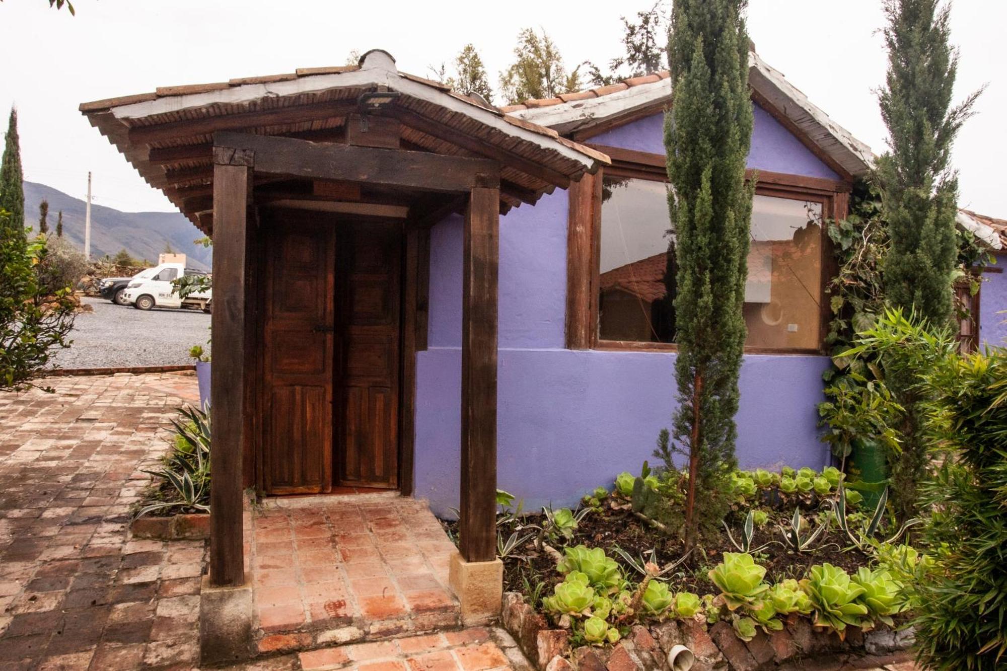 Affittacamere Hacienda Flamingo Villa de Leyva Esterno foto